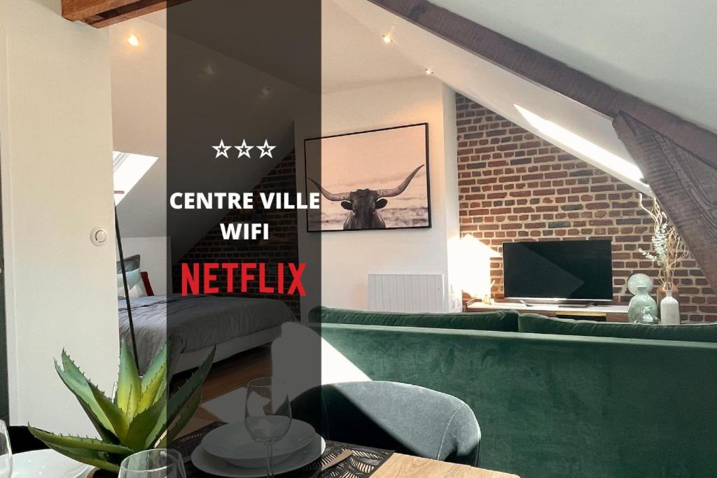 Downtown Loft - Centre Ville - Wifi - Netflix Амьен Экстерьер фото